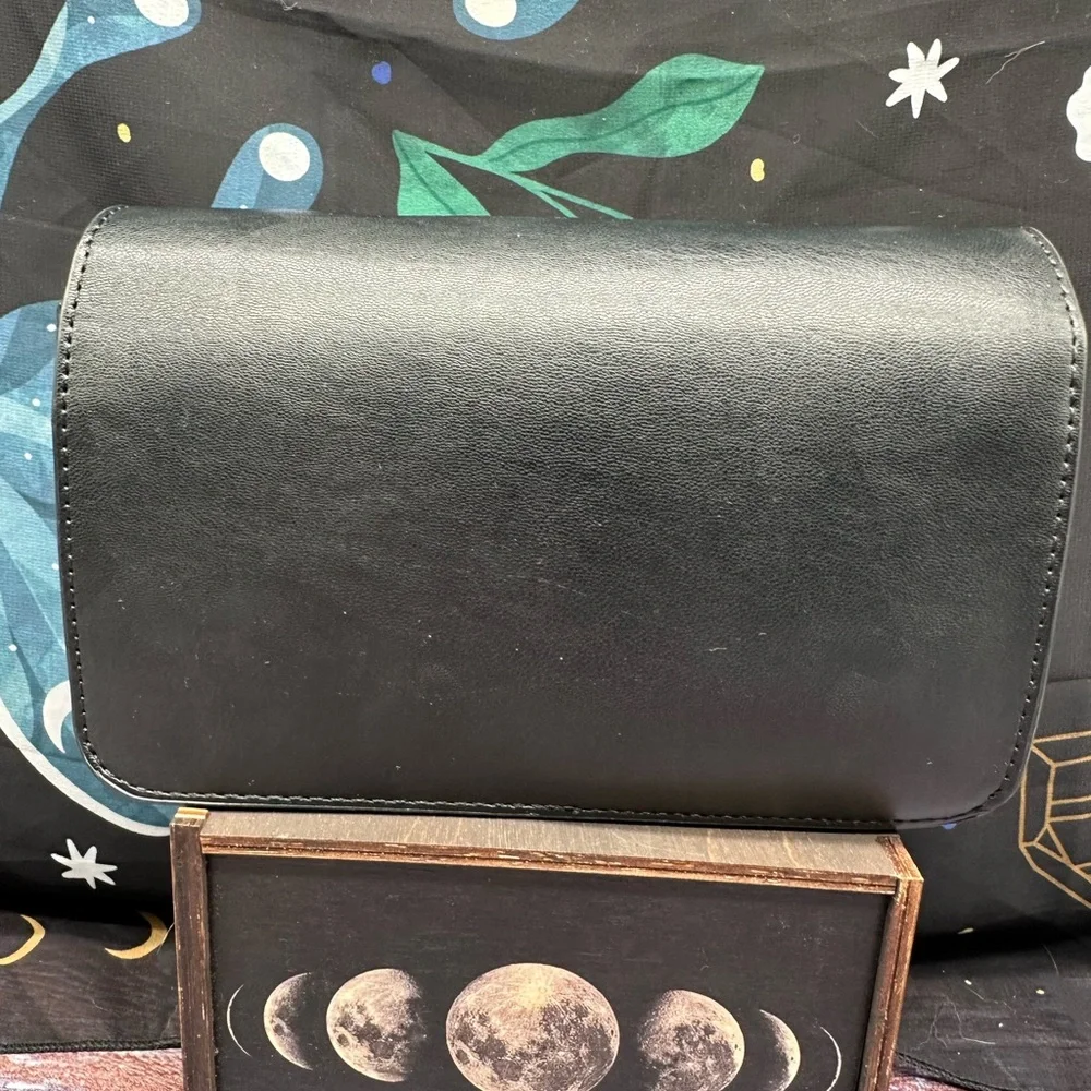BADGLEY MISCHKA | Debossed Logo Clutch with Removable Crossbody Strap NWT